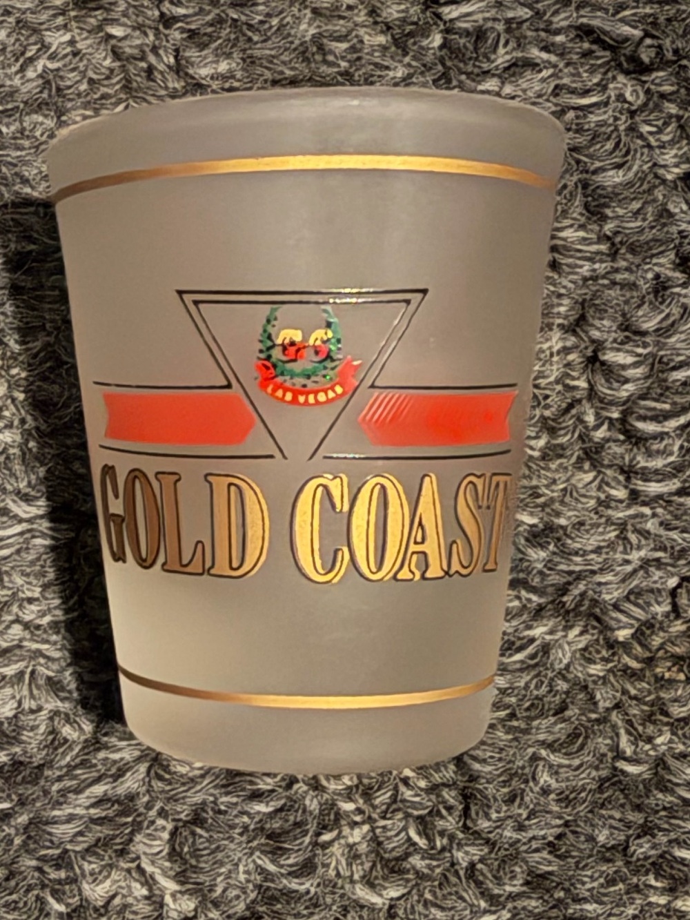 Gold Coast Las Vegas frosted shot glass